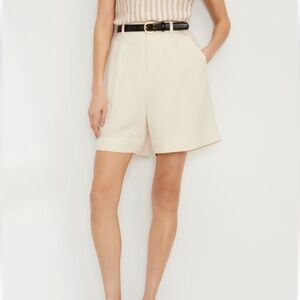 Everlane White Linen Shorts, size 4